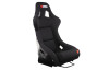 RRS Racing schwarzer Schalensitz + Befestigungen & Schiene RRS Racing schwarzer Schalensitz + Befestigungen & Schiene